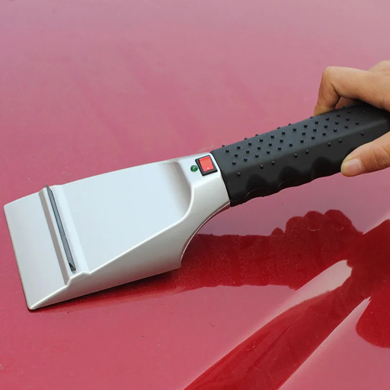 New Electric Heated Ice Scraper 12V Car Snow Scraper Melter Shovel Hight Quality Ice Scoop Use For Car Windscreen