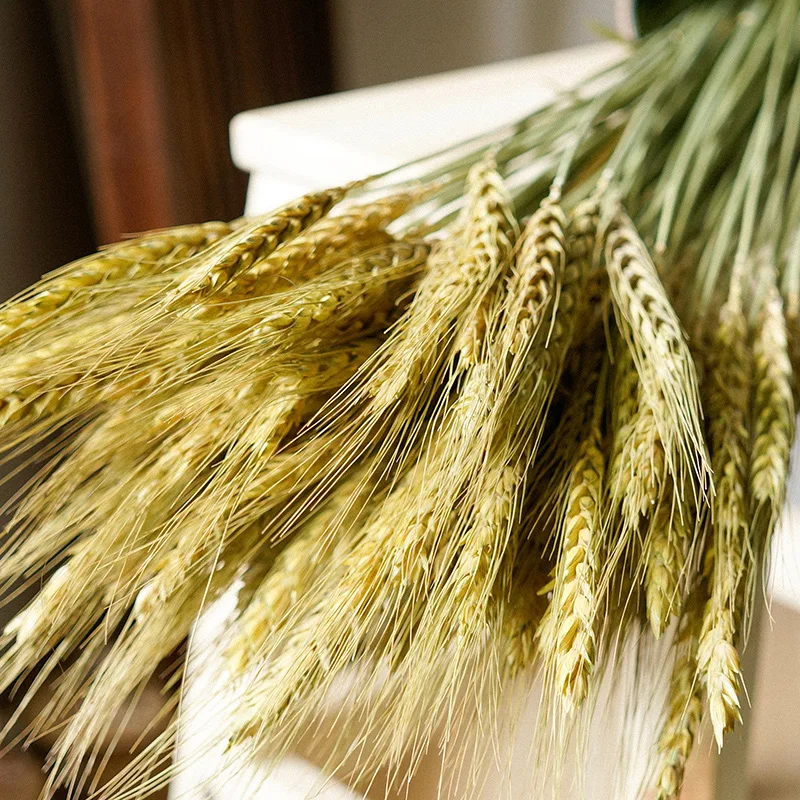 30/100 pcs wheat dried decor Artificial Flower Branches For Wedding