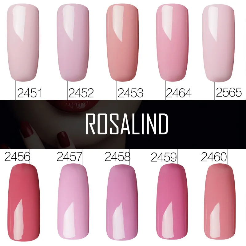 Розалинд 10 MLTop Base Coat гель лаков лак для ногтей великолепный Цвет Vernis полу
