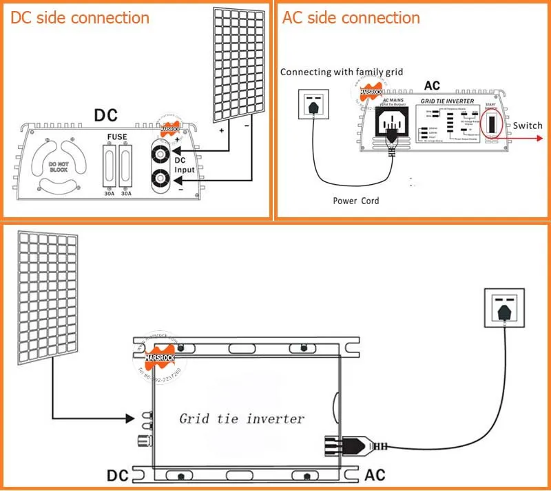Us 9002 5 Off600w 22 60vdc 90 140vac Wide Dc Input Grid Tie Inverter Suitable For 30v Or 36v Solar Power System Or Wind System In Inverters