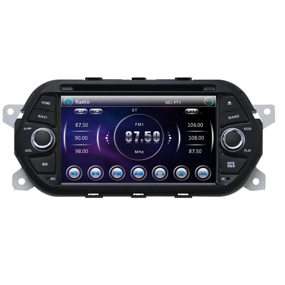 Perfect New model 2017! Two Din 7 Inch Car DVD Player For FIAT Egea With Canbus 3G USB Host Radio GPS RDS BT 1080P Map 4