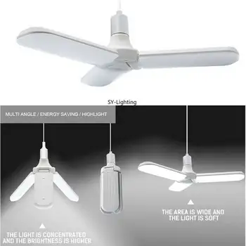 

Foldable Garage Light LED Light Bulb Super Bright Angle Adjustable Home Ceiling Lights LB88