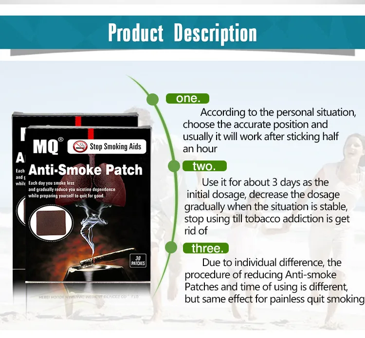 MQ бренд анти дыма патч натуральный ингредиент 30 шт./кор. курить штукатурка пластырь для прекращения отказаться от курения здравоохранения