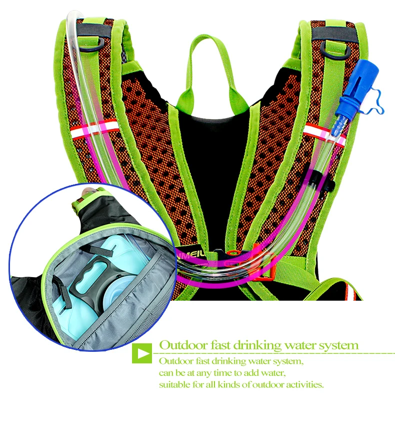 Excellent Anmeilu 18L Cycling Hydration Backpack Waterproof Nylon Bicycle Bag With Rain Cover Bike Water Bag Climbing Hiking Shoulder Pack 37 Excellent Anmeilu 18L Cycling Hydration Backpack Waterproof Nylon Bicycle Bag With Rain Cover Bike Water Bag Climbing Hiking Shoulder Pack 37