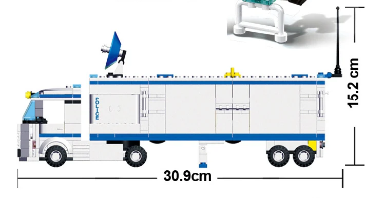 Город супер полицейский участок Мобильная команда центр игрушечные Кирпичи полицейский фигурки полицейского спецназа вертолет джип грузовик автомобиль составные игрушки
