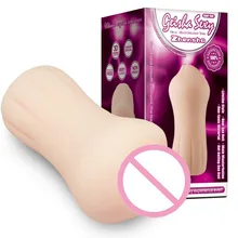 NoEnName Null masturbator vagina masturbator for men 3D Male Masturbators Realistic font b Pussy b font