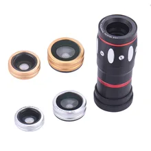 Универсальный 4 в 1 10x телефото рыбий глаз Широкий формат+ микро объектив Lentes Камера для iphone Huawei Samsung LG наиболее мобильного телефона