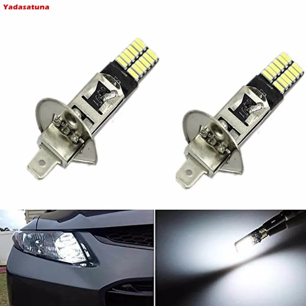 

Kit 2 Lampada H1 H3 24smd 4014 Led Automotiva Led Farol Milha Neblina Branca Carro Moto