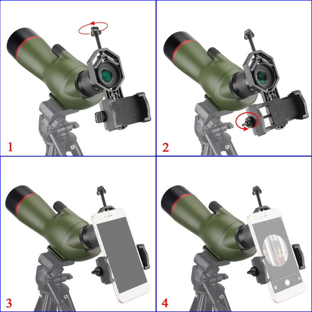 SVBONY 15-45x60 تلسكوب SV19 BAK4 بريزم النيتروجين للماء ل الرماية مشاهدة الطيور FMC الإكتشاف نطاق + الهاتف محول F9328G