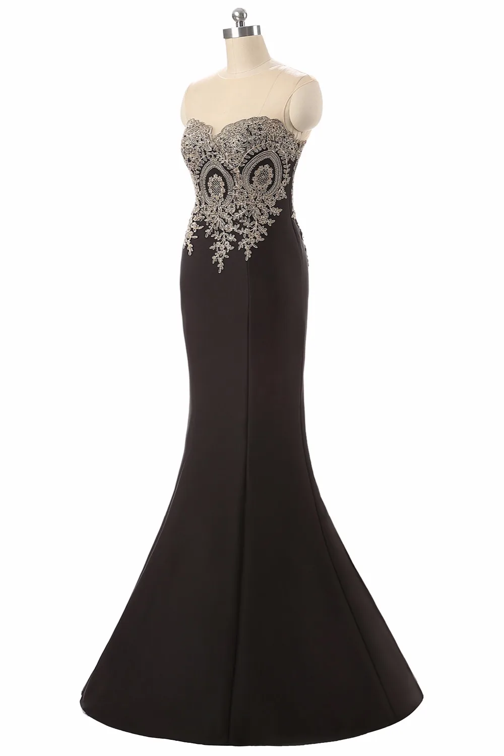 Black-Mermaid-Evening-Dresses-2017-Elegant-Robe-De-Soiree-Illusion-Sheer-Formal-Women-Prom-Party-Dress (1)
