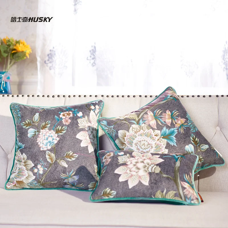 The new big cushion sofa bed pillow bed pillow pastoral large back pad