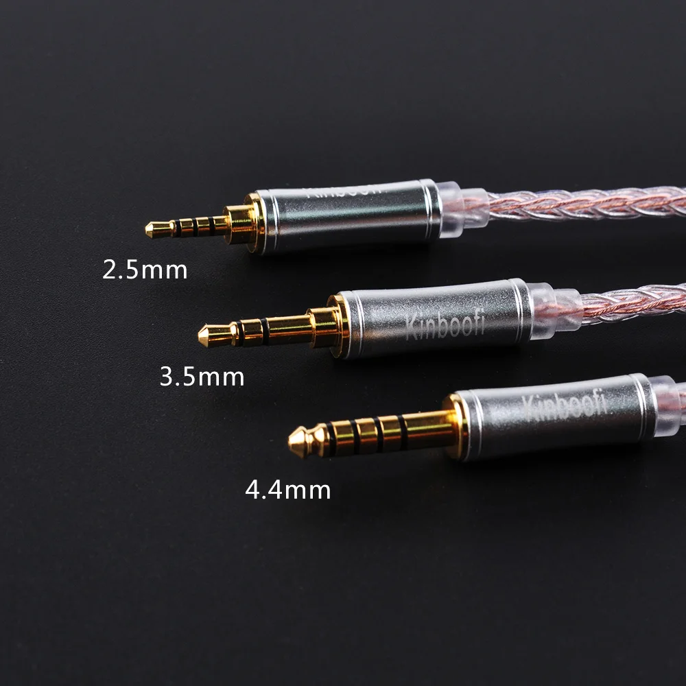 MMCX DIY кабель 8 ядер для Shure SE215 SE535 SE846 посеребренные кабели 3 5 мм 2 4 сбалансированные