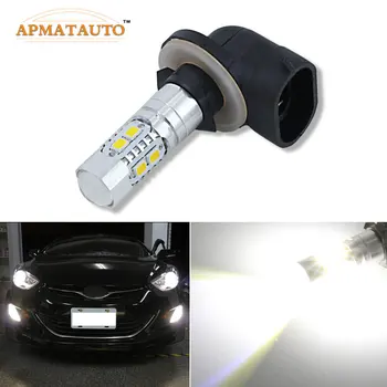 

2 x 50W H27W/2 881 886 894 898 899 Car Auto LED Fog DRL Light Bulb Lamp For Hyundai Accent Tucson Sonata Santa 12V
