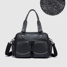 CARANFIER мужская дорожная сумка Бизнес натуральная яловая кожа портфель-сумка на плечо винтажные качественные сумки через плечо