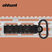Ohhunt M-LOK Handguard рельсовый профиль Вивер Пикатинни крепления комплект 1 слота 7 слотов с Qucik Съемная стропа поворотный