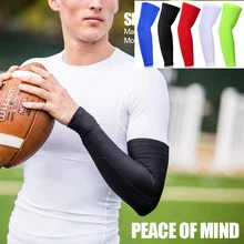 Компрессионные рукава для езды на велосипеде солнцезащитный головной платок спортивная защита руки для бега гетры баскетбольный Спортзал Фитнес уличная крышка