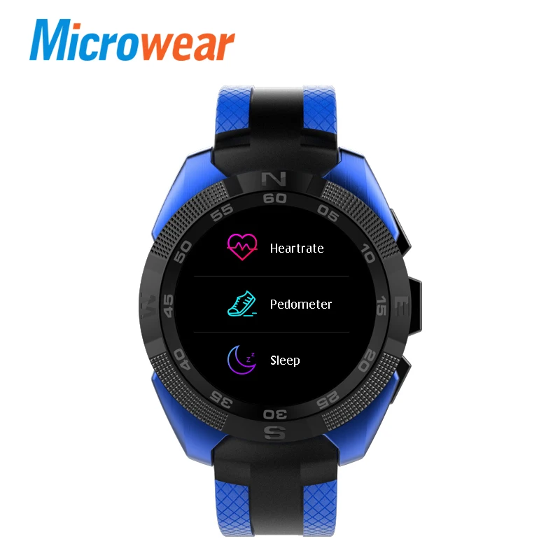 

Microwear L3 Professional Sports Smart Watch ios android Heart Rate Bluetooth calls off-line Alipay 9.9mm Thin as Silk