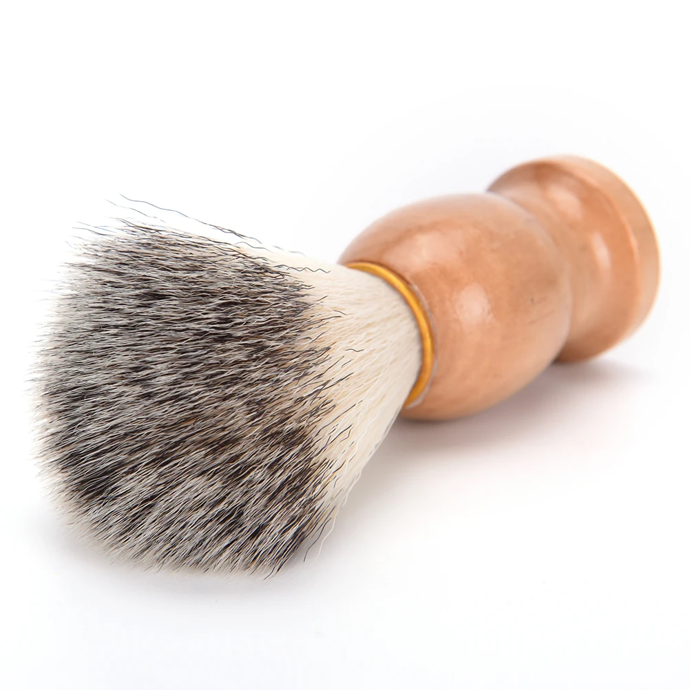 1 шт., щетка для бритья бороды для мужчин, чистое удаление волос барсука, инструменты для бритья, косметический инструмент