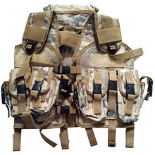 HS, быстроразъемный, темно-синий, с уплотнением, на груди, тактический жилет, для улицы, для страйкбола, пейнтбола, защитный жилет для 165-180 см, высота, для охоты