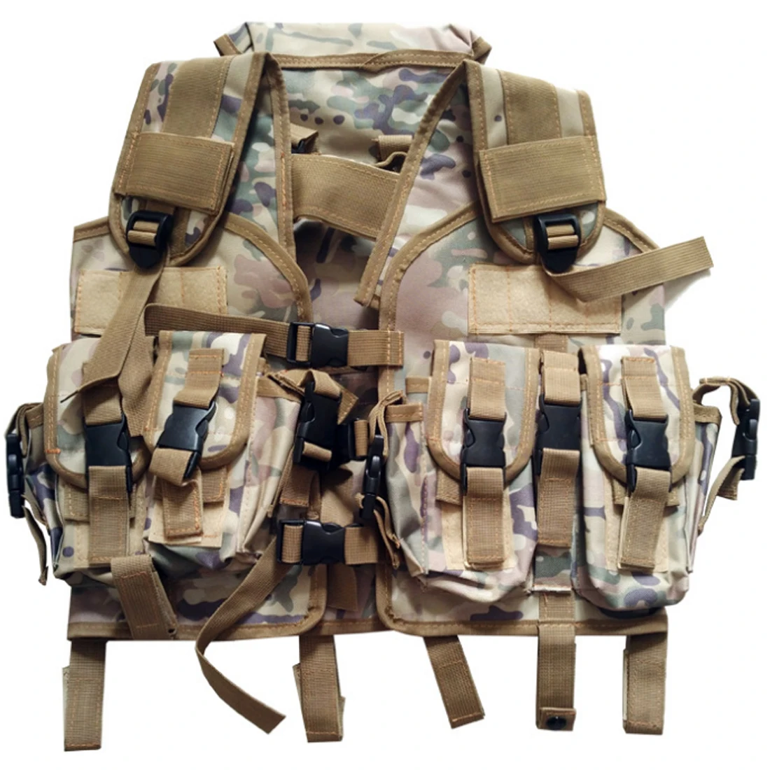 

HS Quick Release Navy Seal Chest Rig Tactical Vest Outdoor Airsoft Paintball Protective Vest for 165-180cm Height Hunting Items