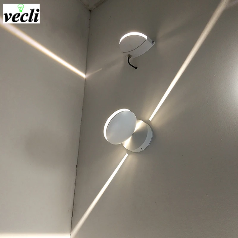 Conduziu a Lâmpada de Parede Conduziu a Iluminação Forro da Arandela v do Quarto do Corredor da Luz da Parede do Forro Exterior Impermeável Superfície Montada Decorativa 85-265 da Arandela 8w
