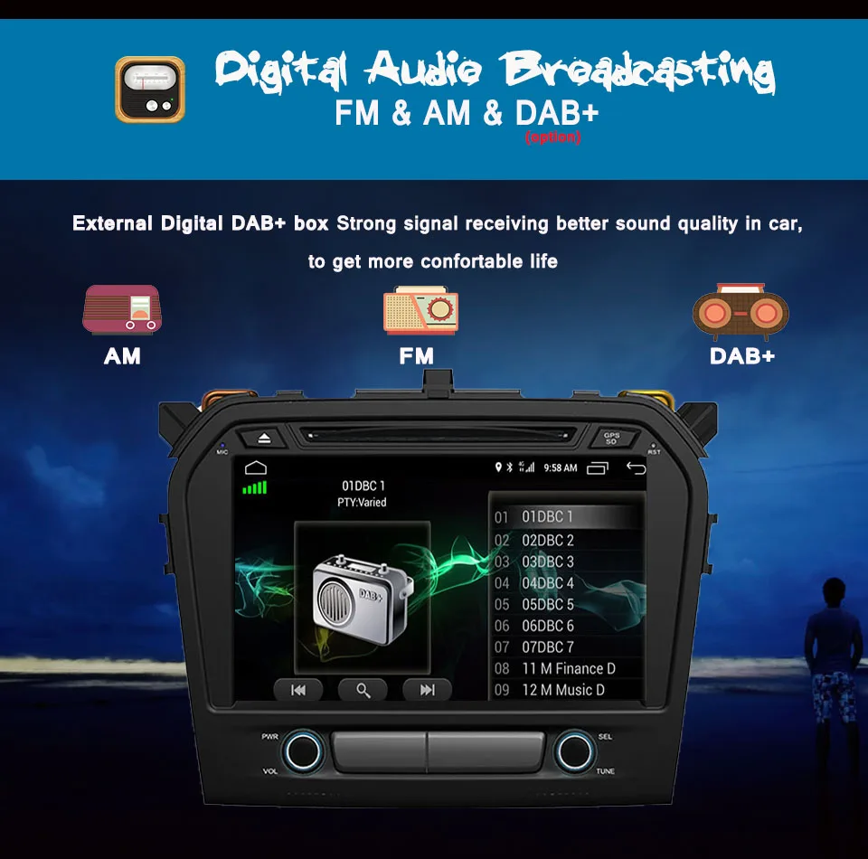 Best For suzuki grand vitara 2015 2017 still cool car gps navigation with radio stereo media unit octa core android 9.0 4GB ram 64GB 14 Best For suzuki grand vitara 2015 2017 still cool car gps navigation with radio stereo media unit octa core android 9.0 4GB ram 64GB 14