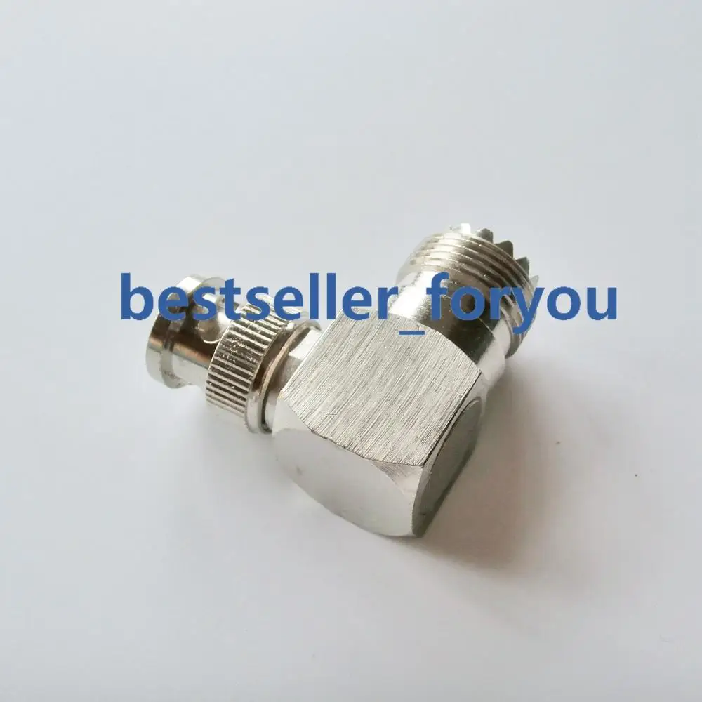 1x Новый BNC Штекерный UHF Женский SO239 правый угол 90 градусов RF коннектор