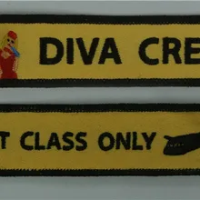 Diva экипажа первый класс только брелок вышитые брелки