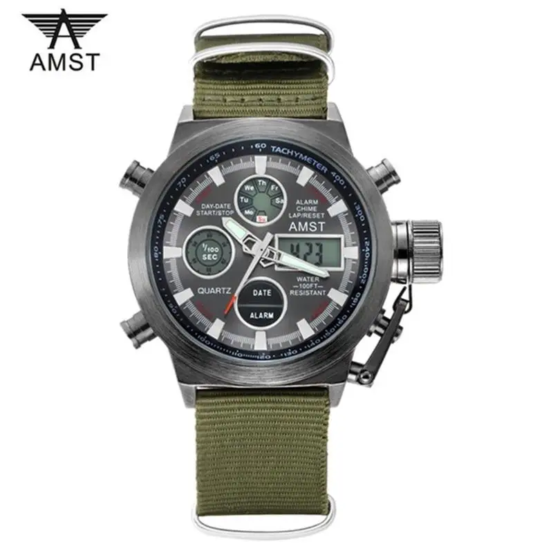 Prix pour Vente directe AMST Hommes Montres Mode Casual Quartz-montre Numérique Display Sports Étanche Antichoc Relogio Masculino Horloge Prix pour Vente directe AMST Hommes Montres Mode Casual Quartz-montre Numérique Display Sports Étanche Antichoc Relogio Masculino Horloge