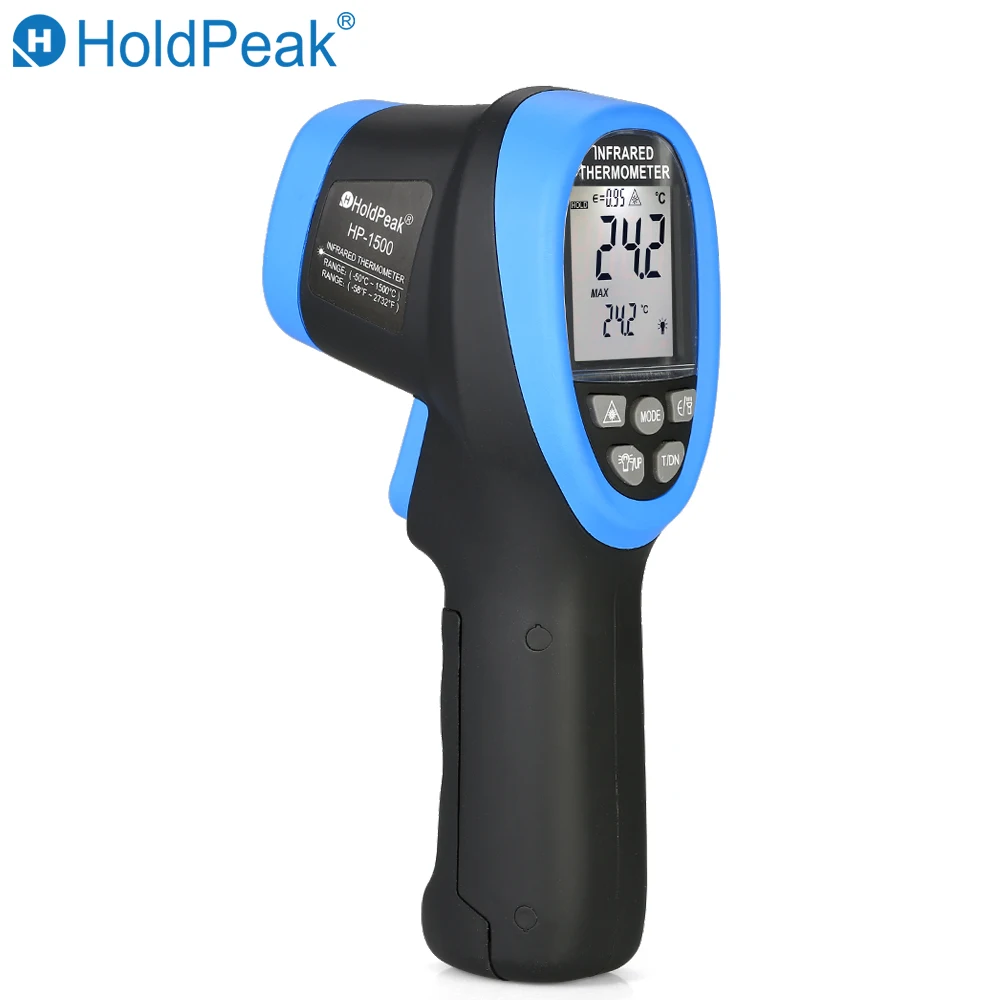 

Handheld Infrared Digital Thermometer Non-contact thermostat LCD -50~1500 C 30:1 Temperature Meter Data Hold Function