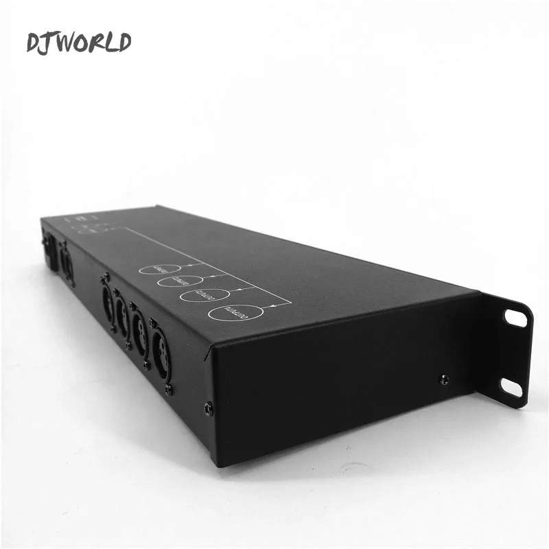 Stage Light Controller DMX512 Splitter Light 4 way Signal Amplifier Splitter DMX Distributor for stage Equipment Stage Light Controller DMX512 Splitter Light 4 way Signal Amplifier Splitter DMX Distributor for stage Equipment