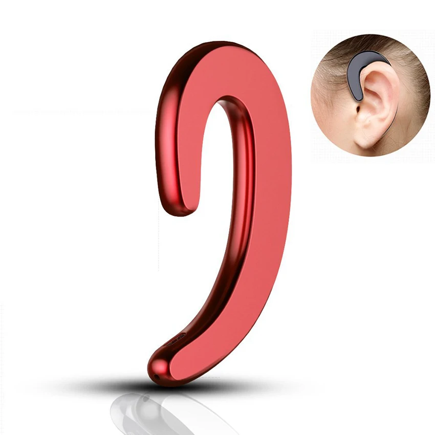 

S103 Bluetooth Headset Beengeleiding Oorhaak Draadloze Sport Hoofdtelefoon handsfree Earphone met Microfoon for iPhone/Xiaomi