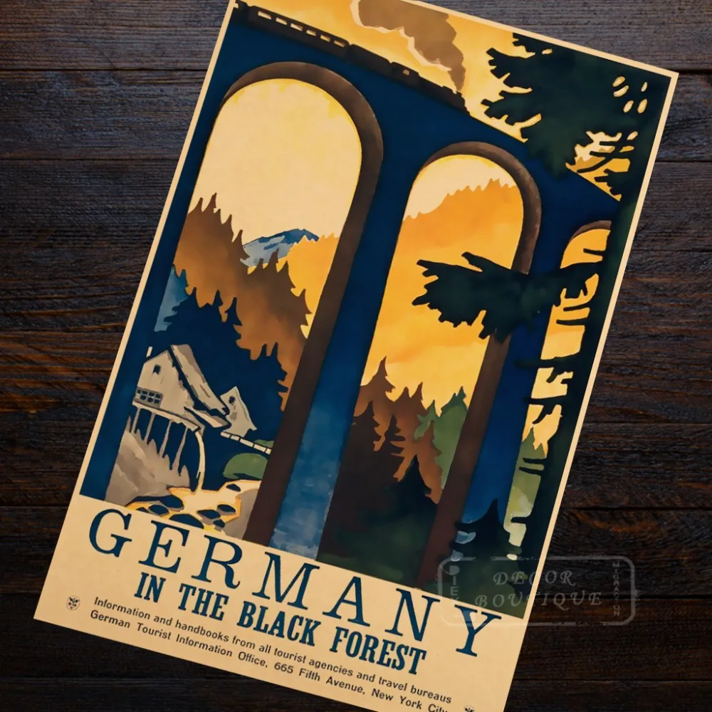 Train Trip Germany Travel agency Advertisement Landscape ...