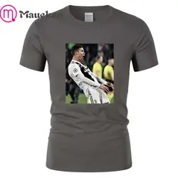 2019 лучших Прохладный Криштиану cr7 футболка хлопковая футболка с короткими рукавами для Роналду 3-0 футболка для фанатов