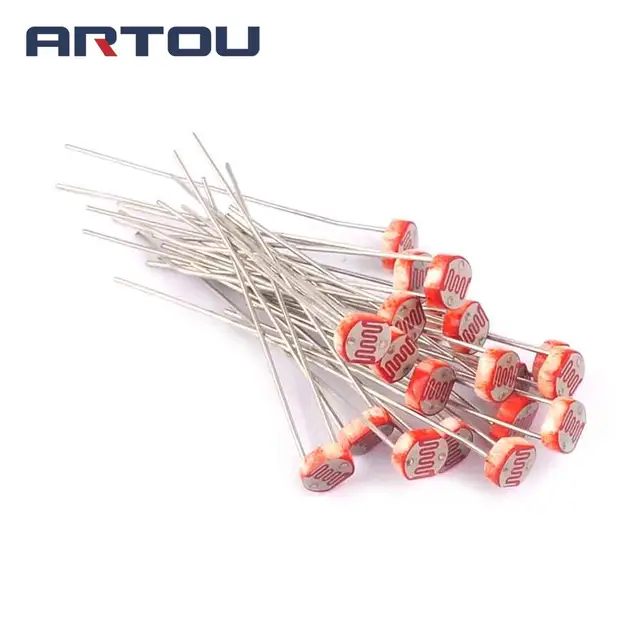 200PCS 5MM each 40pcs Photosensitive Resistors Assortment Kit 5516 5528