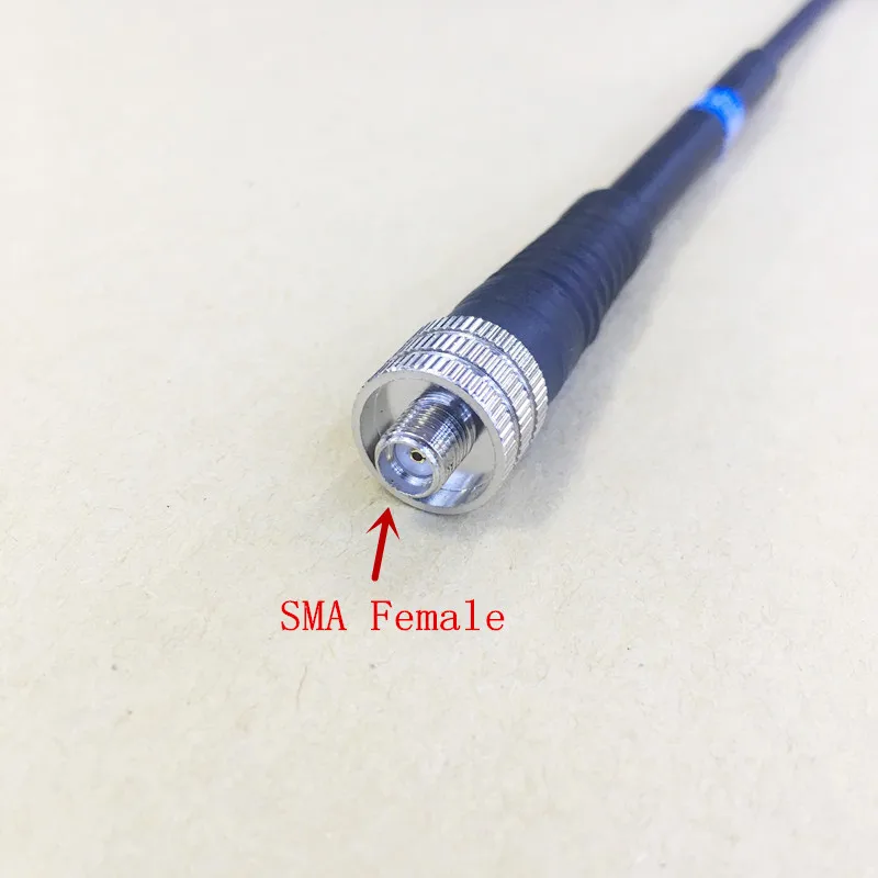 BlackLong Whip Гибкая UHF 400 470 МГц Sma Женская антенна с высоким коэффициентом усиления для