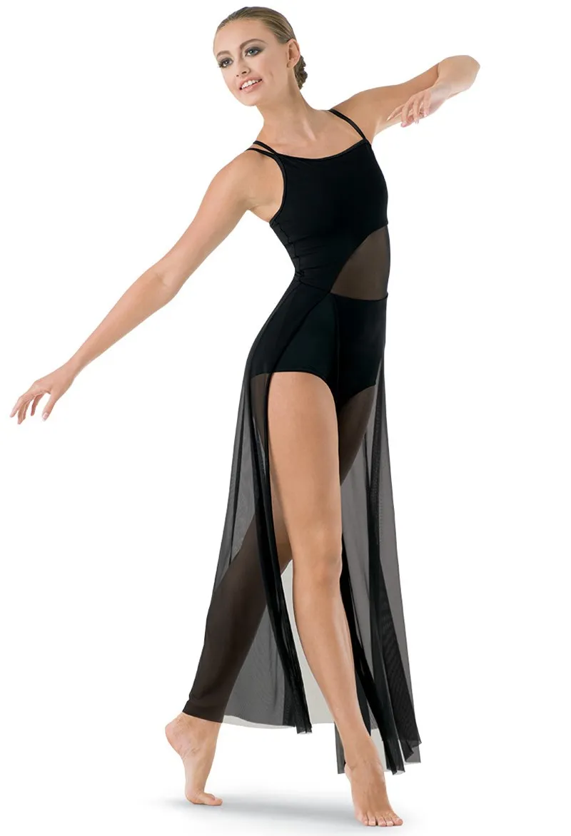 

Female Ballet Gymnastics Leotard for Women Black Mesh Adult Dance Ballet Tutu Dress Jazz Dance Costumes Ballet Long Skirts News