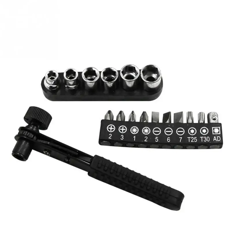 

Mini 1/4" 6.35mm Ratchet Wrench Screwdriver Bit Rod Quick Socket Spanner Tool