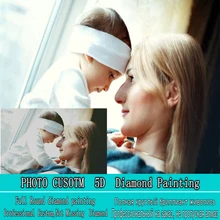 DIY фото на заказ Алмазная картина 5D полная квадратная картина из страз Алмазная вышивка Mosic крестиком домашний декор