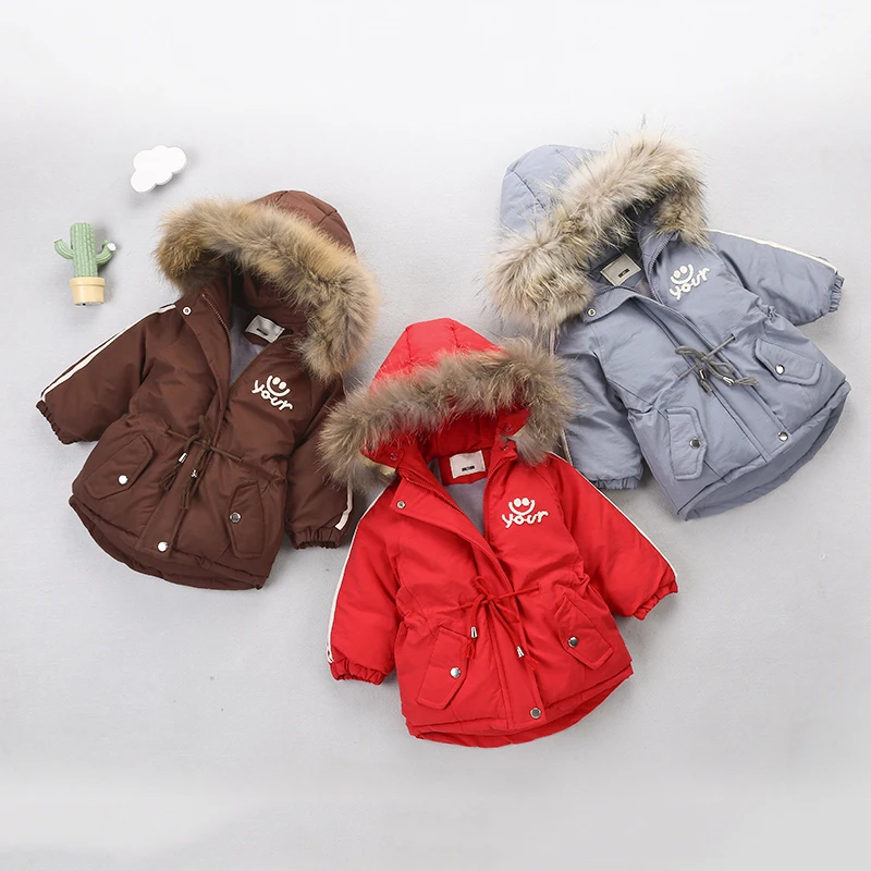 

Infant Baby Jacket 2019 Winter Jacket For Boys Coats Kids Warm Hooded Outerwear Coat For Baby Boys GirlsJacket Clothes