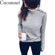Women Knitted Sweater Turtle Neck Casual Long Sleeve Pullovers Loose Sweaters 2018 Autumn Winter Gray White Tops Streetwear Women Knitted Sweater Turtle Neck Casual Long Sleeve Pullovers Loose Sweaters 2018 Autumn Winter Gray White Tops Streetwear