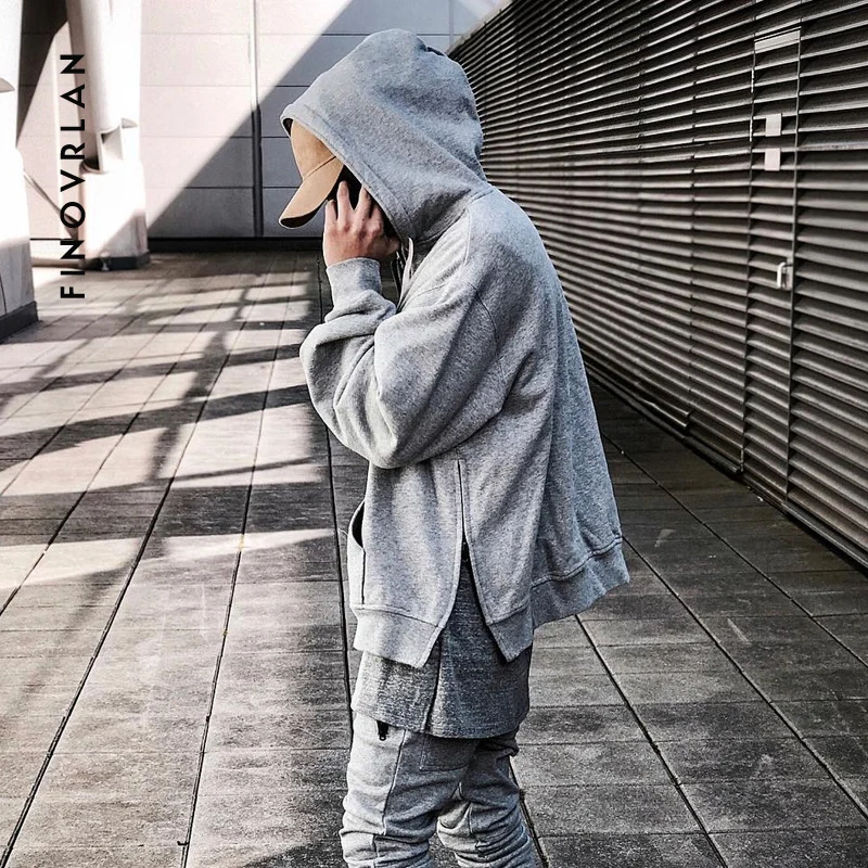 Autumn winter Fleece Season 4 Justin Bieber hoody Pullover Hoodie oversize Men Side zipper Hip Hop Sweatshirt Street wear