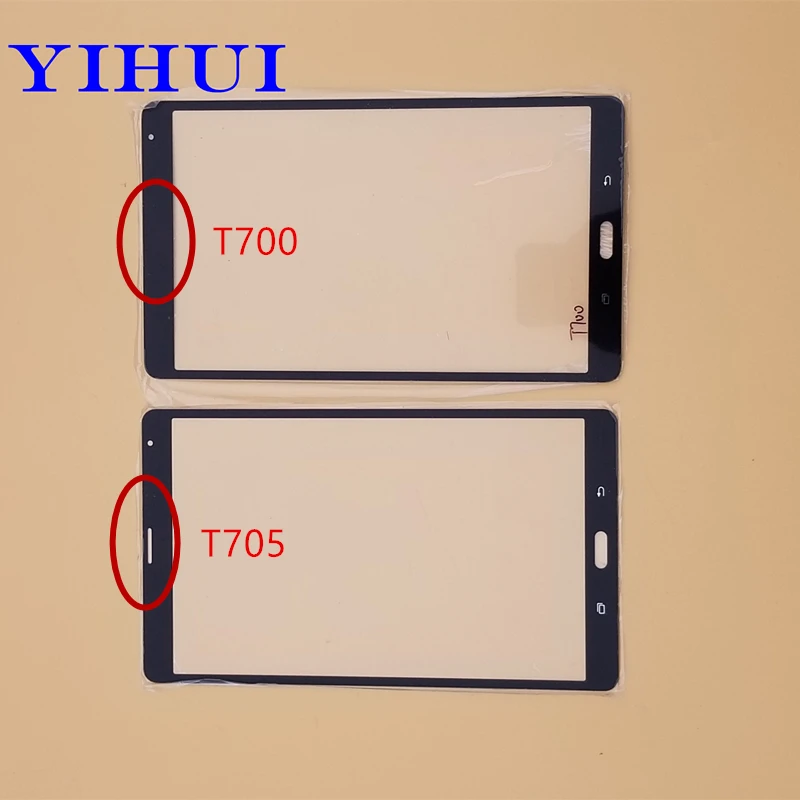 YIHUI внешний Стекло для Samsung Galaxy Tab S 8 4 LTE t705 sm-t705/T700 SM-T700 Сенсорный экран белый |