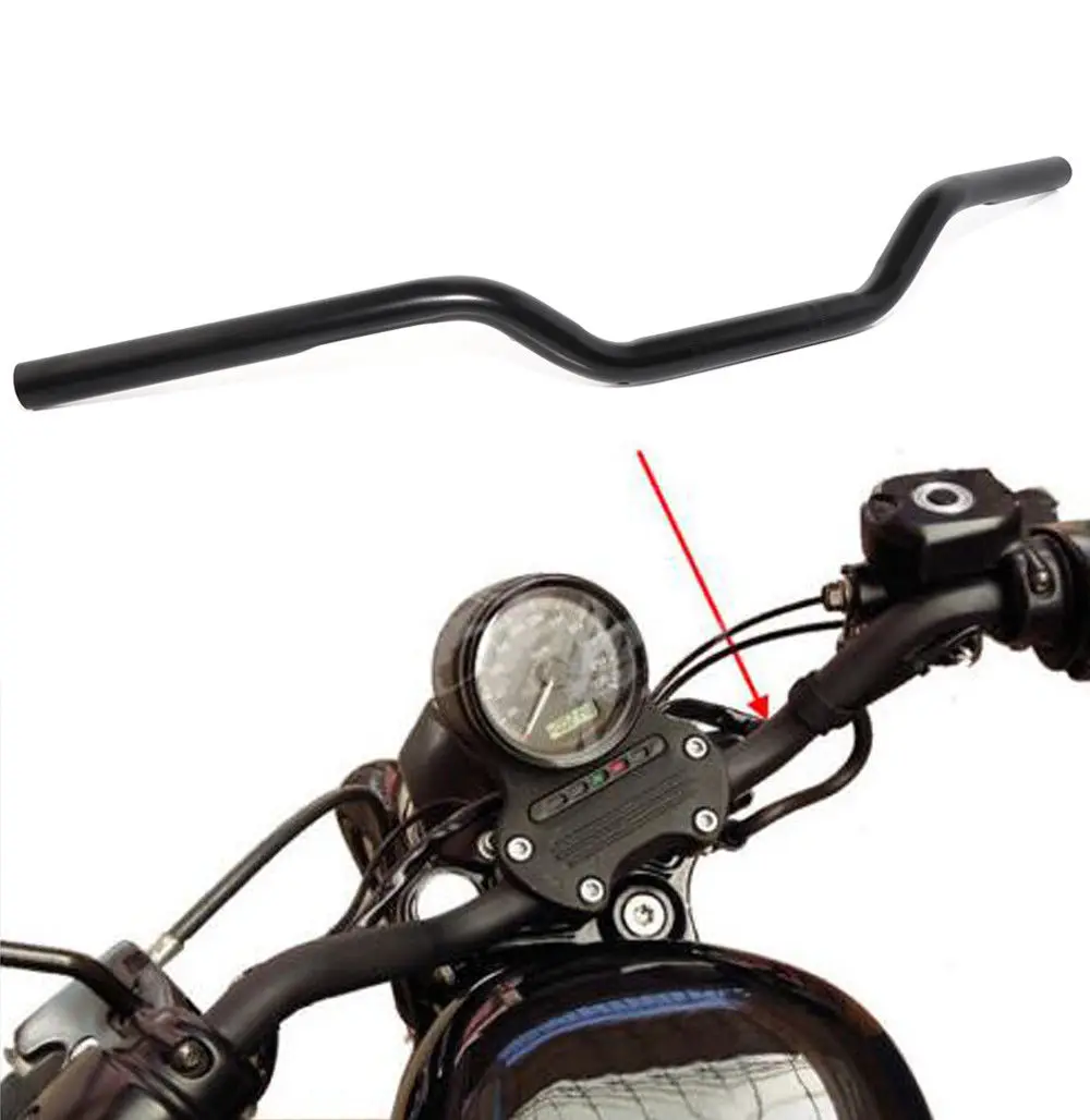 " 25 мм мотоциклетный матовый/глянцевый черный/Хромированный руль 29,5" в ширину для Harley Sportster XL883 1200 Chopper Bobber на заказ