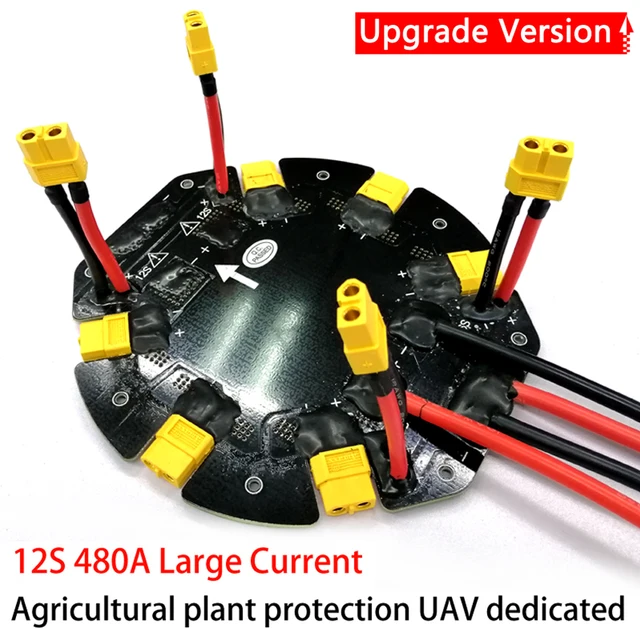 $43.99  12S 480A Large Current Power Distribution board Module PDB for Agricultural Plant Protection Drone 