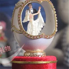 Резьба по яичной скорлупе, музыкальная шкатулка, Свадебный креативный бутик, супружеские пары, подарок на день Святого Валентина, чтобы отправить друзьям-мужчинам и женщинам