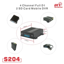 DTY 4 канала H.264 3G Мобильный DVR комплект с GPS 3G, s204-3G комплект(DVR+ 2 камеры+ 2 кабель-удлинитель