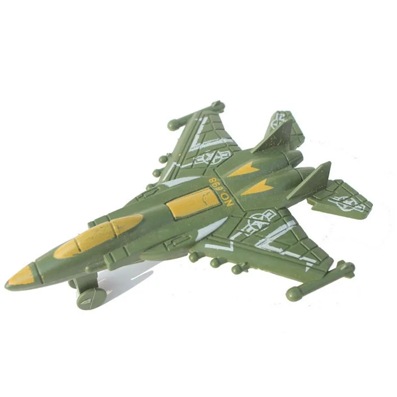 Модель самолета истребитель Jet Pulley игрушечный набор блоков 2 шт./компл. детские