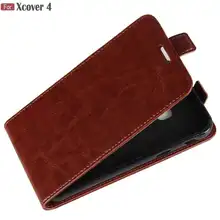 Чехол JFVNSUN для Samsung Galaxy Xcover 4 G390F Ретро Вертикальный магнитный кожаный силиконовый флип-чехол для SAMSUNG Xcover 4 чехлы