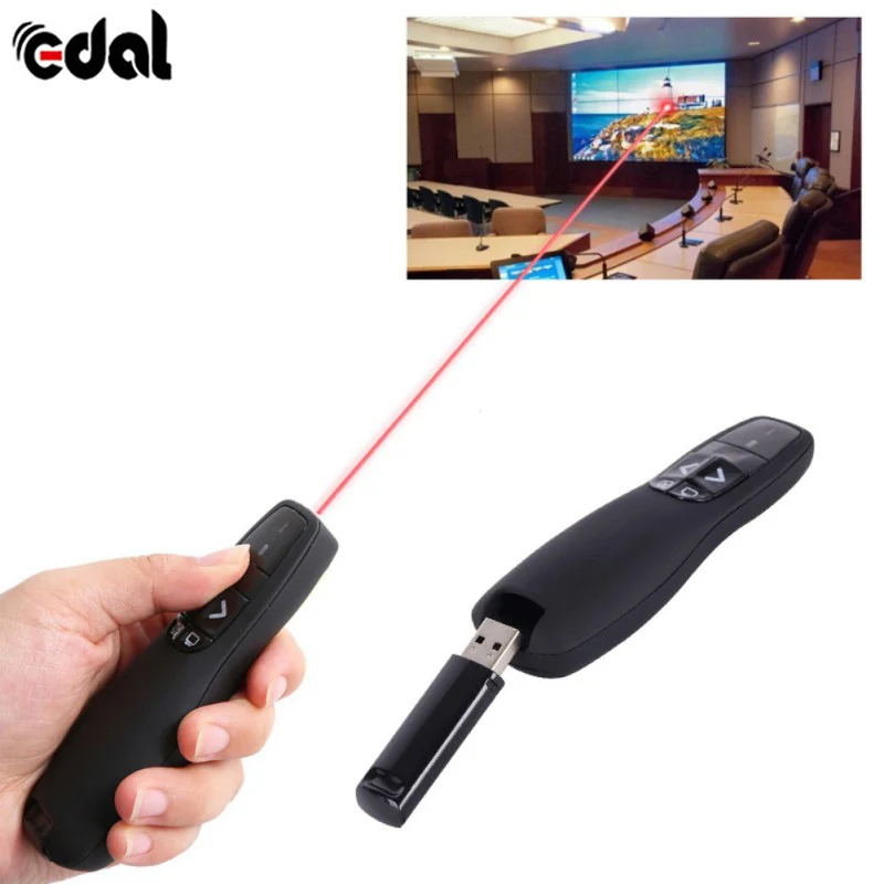 

EDAL TB-032 PPT Pen Remote Power Point Presentation Laser Flip RF Remote Control Wireless Usb Electronic Pointer New